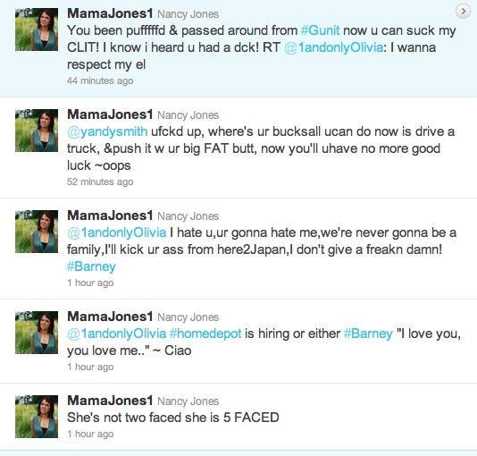 Mama-Jones-tweet-2012 Love & Hip Hop's Mama Jones & Olivia Exchange Words On Twitter  