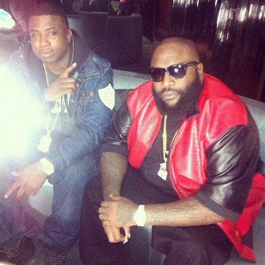gucci-mane-rick-ross Rick Ross - Ring Ring Ft. Future (Behind The Scenes Photos)  